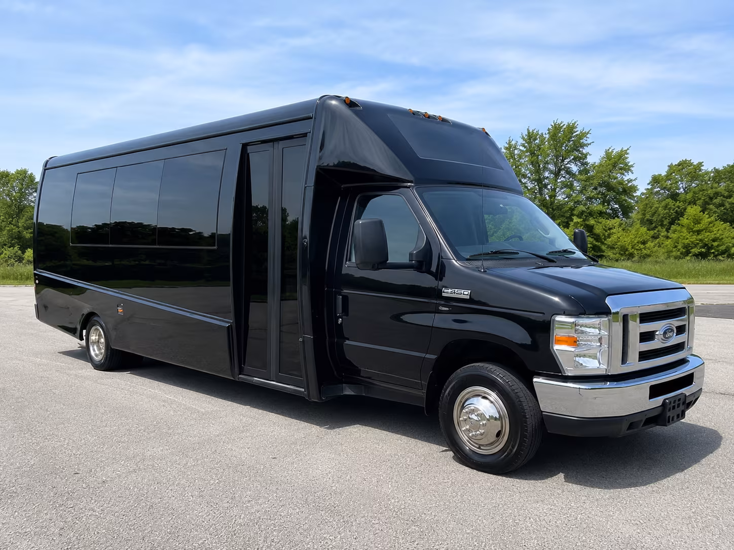 Las Cruces Airport Shuttle & Transportation party bus exterior