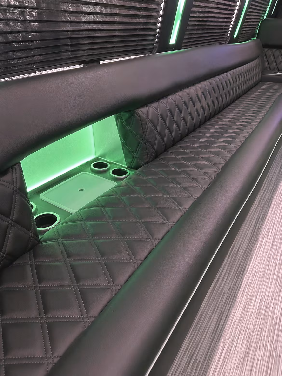 Las Cruces Concert & Music Festival Transportation party bus interior