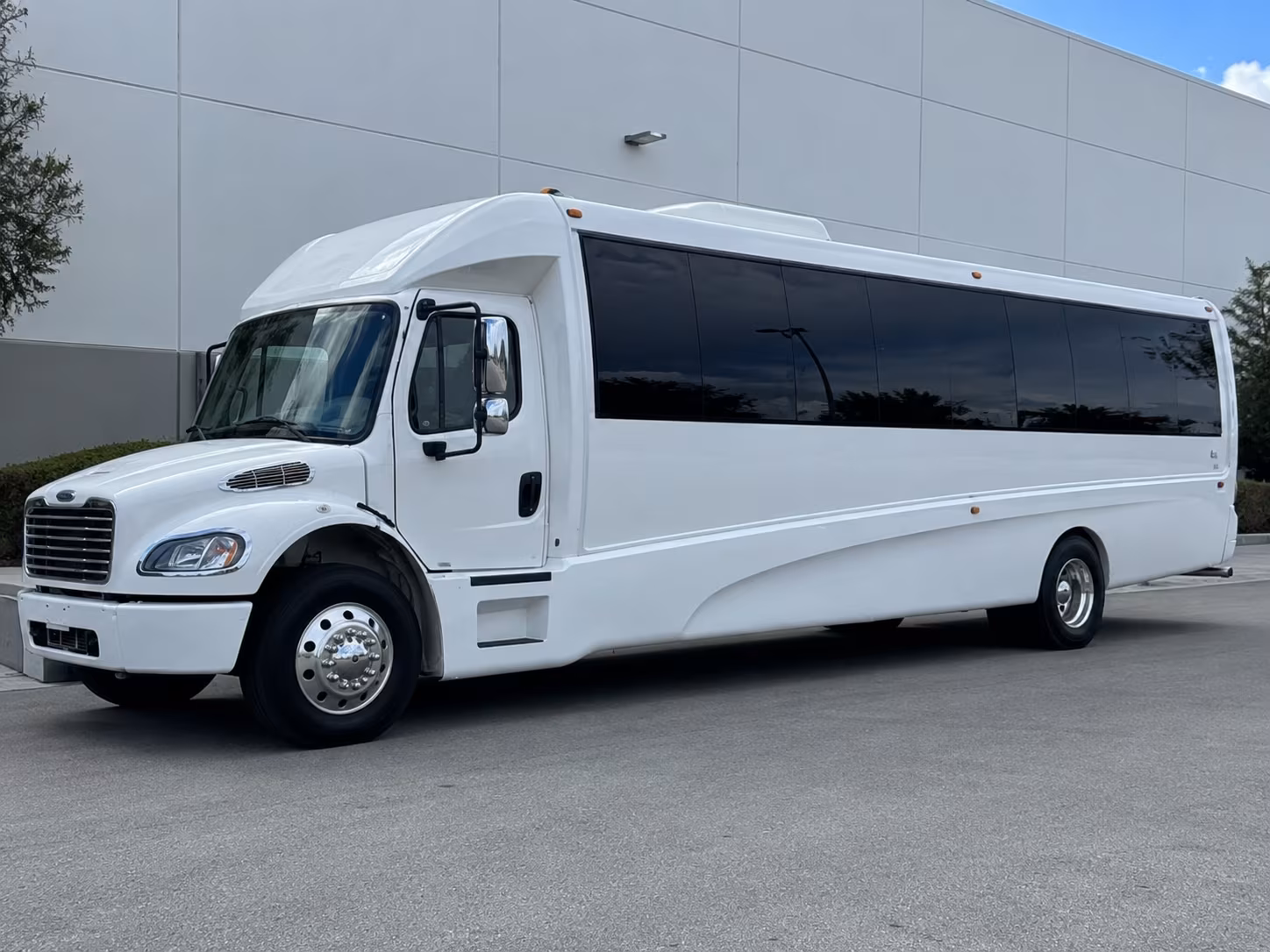 Las Cruces Private Event Transportation party bus exterior