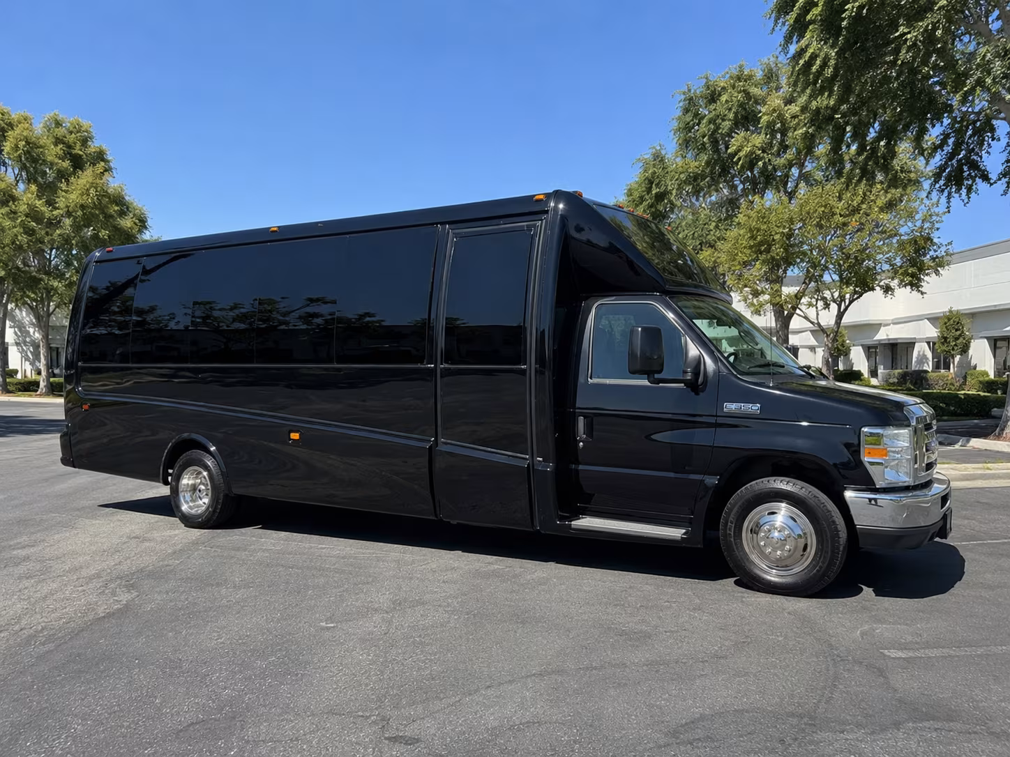 Las Cruces Private Event Transportation party bus exterior
