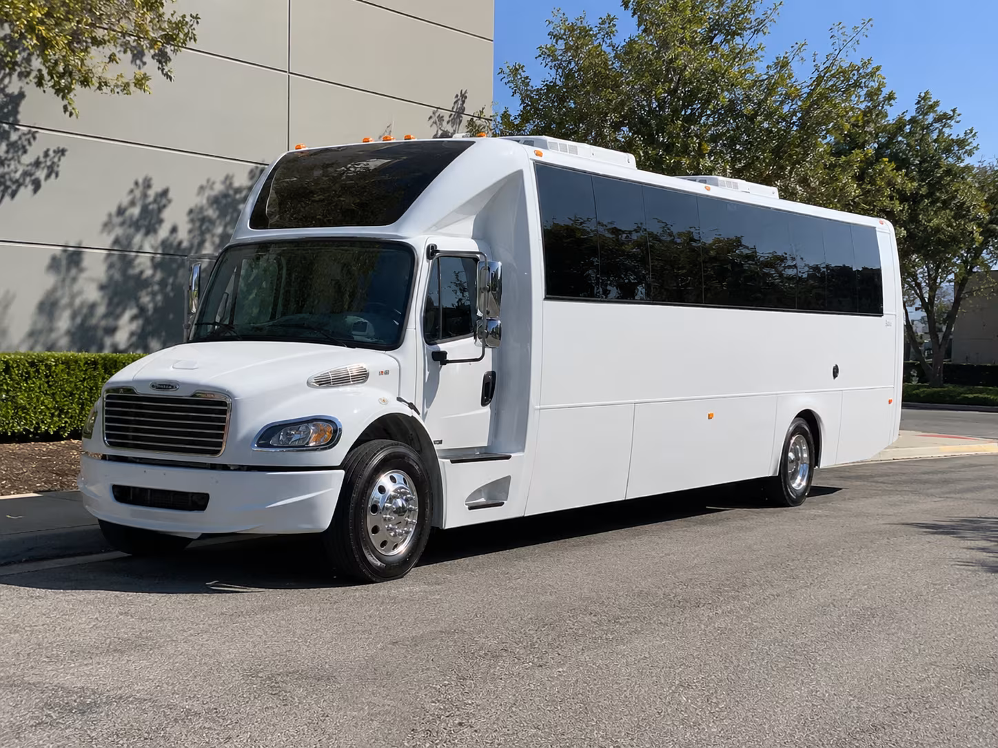 Las Cruces Private Event Transportation party bus exterior