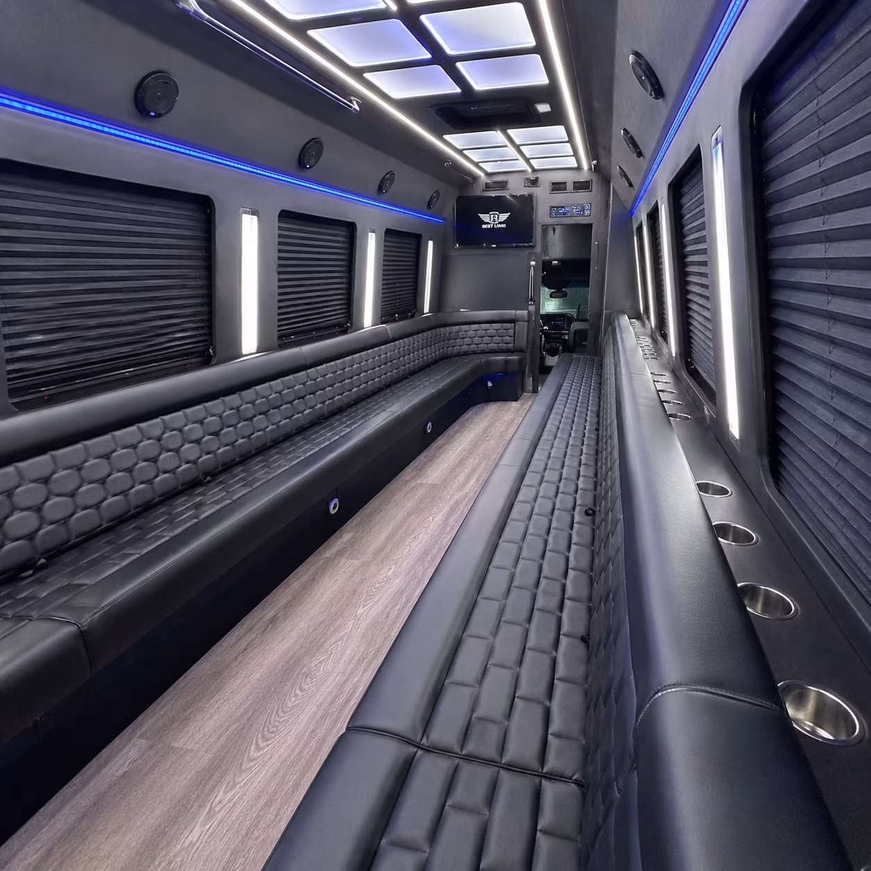 Las Cruces Prom & Homecoming Transportation party bus exterior