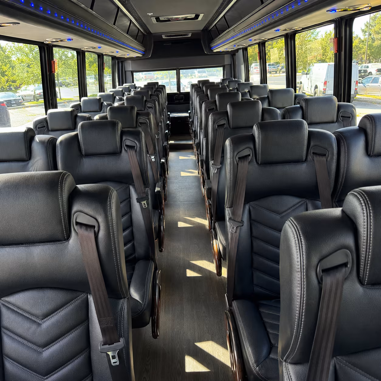 Las Cruces School Event Transportation onboard seating