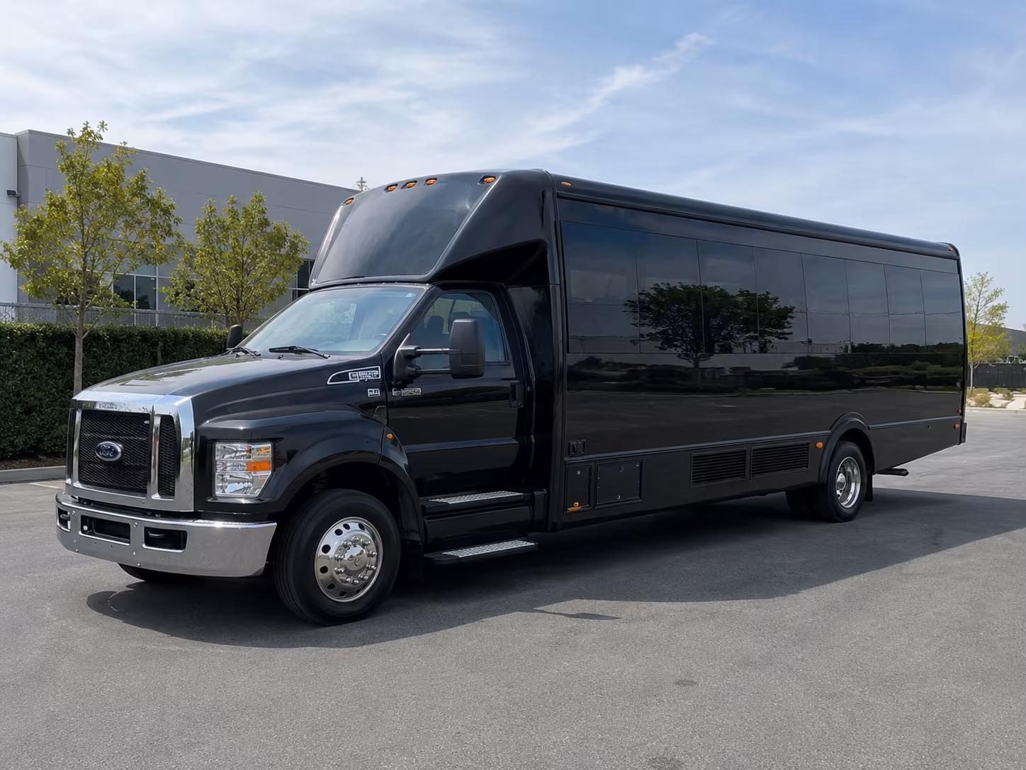 Las Cruces Sporting Event Transportation party bus exterior