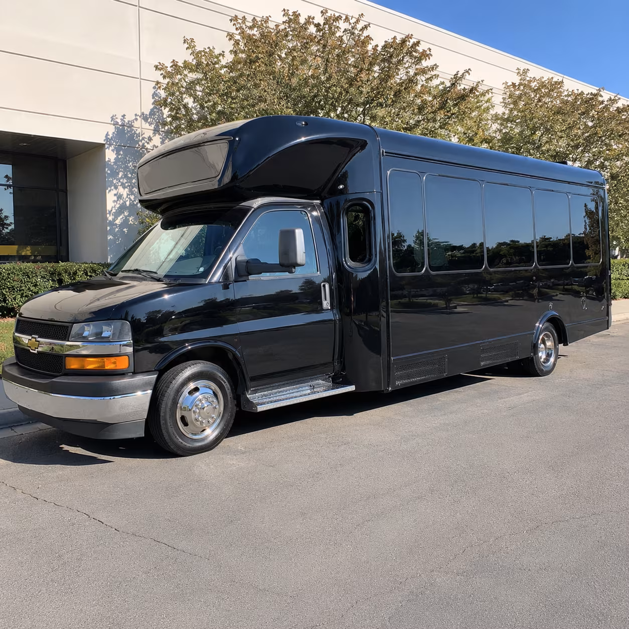 Las Cruces Wedding Transportation party bus exterior
