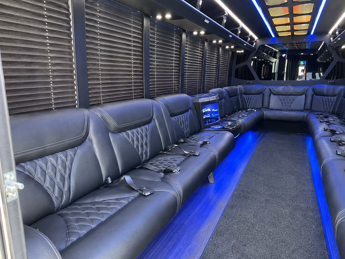 Las Cruces Wedding Transportation party bus exterior