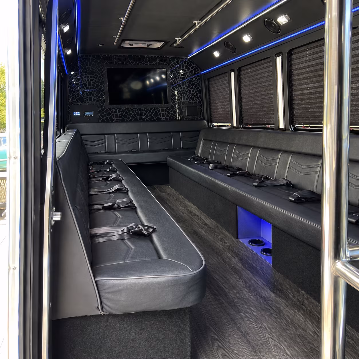 Las Cruces Winery Tour & Pub Crawl Transportation party bus exterior