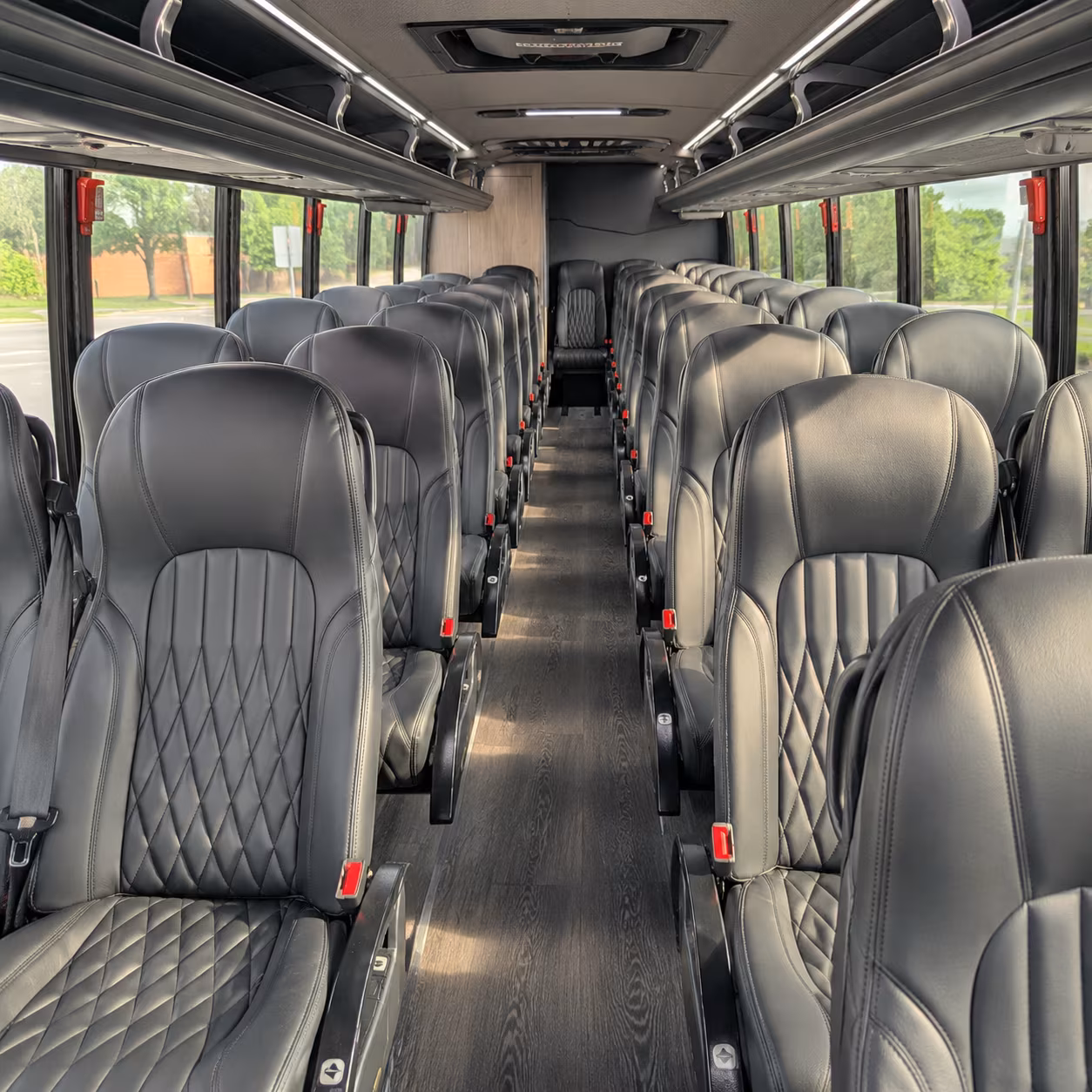 15-35 Passenger Minibus Inside