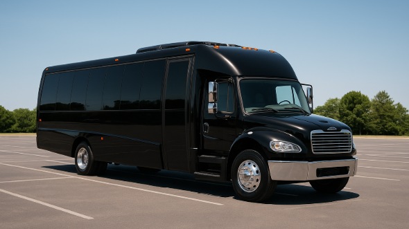 Exterior of Charter Bus Company Mesa's 20 Passenger Party Bus in Mesa