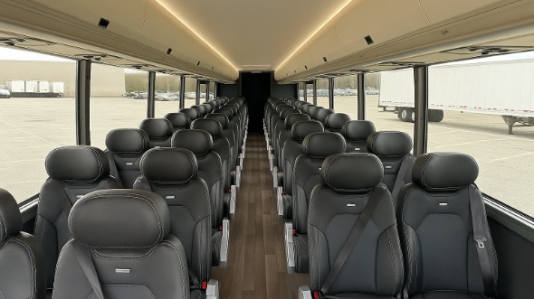 Interior of Charter Bus Company Las Cruces's 30 Passenger Minibus in Las Cruces