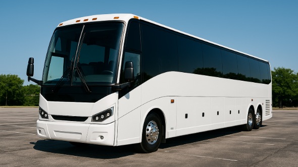 Exterior of Charter Bus Company El Paso's 50 Passenger Party Bus in El Paso